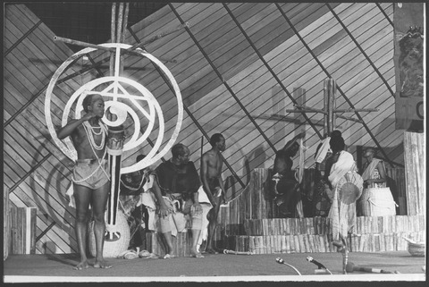 WCC Assembly -- African drama and women's session.